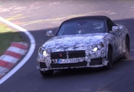 Watch BMW'S Z5 Roadster Tearing It Up on the Nurburgring. The M4 Makes a Cameo