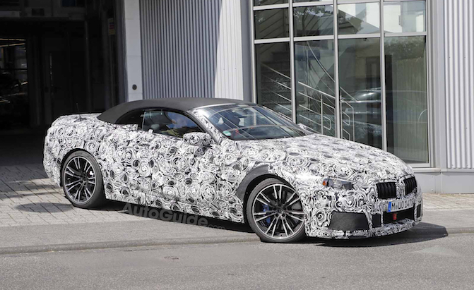 BMW M8 Convertible Caught by Photographers at the Nurburgring
