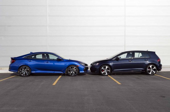 2017 Honda Civic Si vs Volkswagen GTI Comparison
