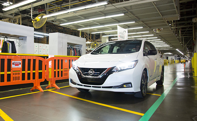 2018 Nissan Leaf Production Kicks Off in Tennessee