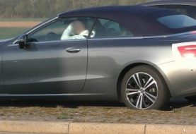 Mercedes E-Class Cabrio Spied Testing With Mild Facelift
