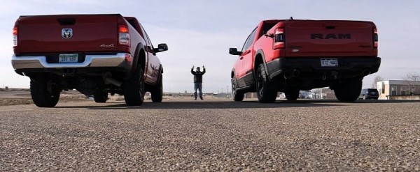 Ram 1500 Rebel Drag Races Ram 2500 Power Wagon