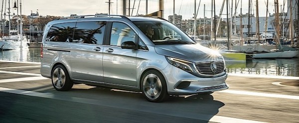 2020 Mercedes-Benz EQV Shows Up in Barcelona, Causes a Stir