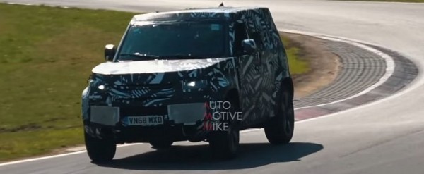 2020 Land Rover Defender Testing Air Suspension at the Nurburgring