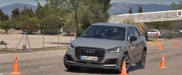 Audi SQ2 Takes Moose Test, Shows Understeer and Wobble
