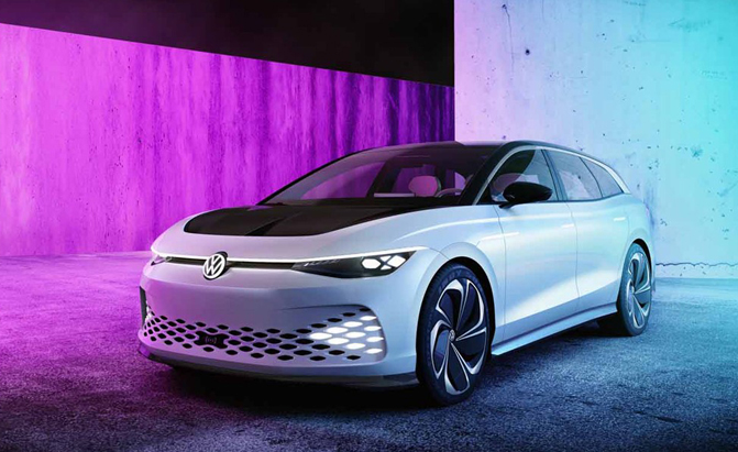 Volkwagen Crosses Back Over With Very Wagon ID. Space Vizzion Concept