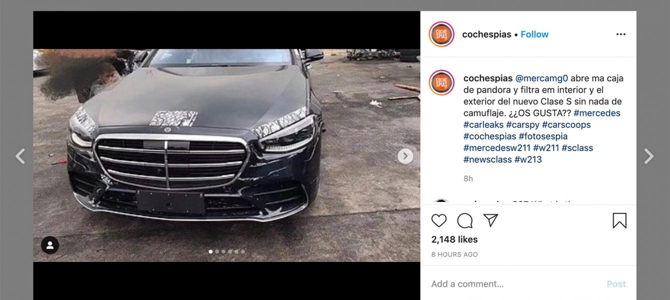 2021 Mercedes-Benz S-Class Caught Nearly Camo-Free