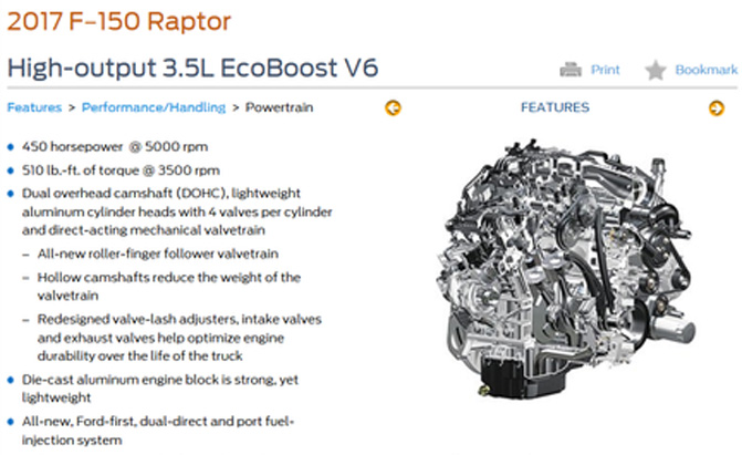 2017 Ford F-150 Raptor Rumored to Pack 450 HP