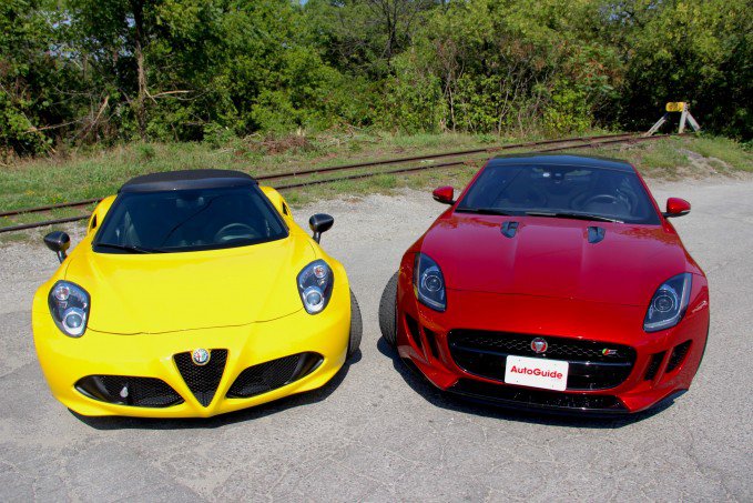 2016 Alfa Romeo 4C Spider vs 2016 Jaguar F-Type S