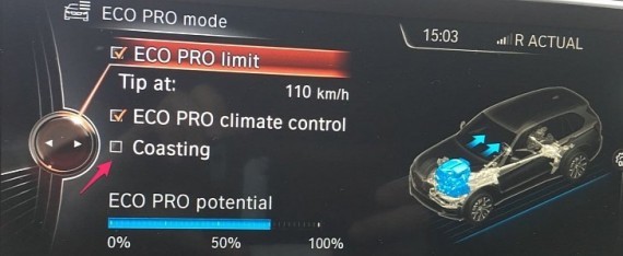 BMW Winter Driving Tip: Eco Pro On, Coasting Off