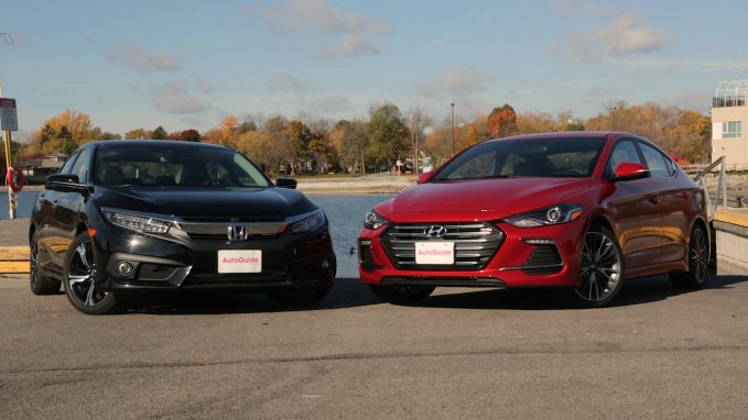2017 Hyundai Elantra Sport vs 2017 Honda Civic Touring