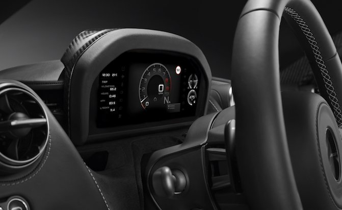 McLaren Shows Off Slick Folding Driver Display for 720S