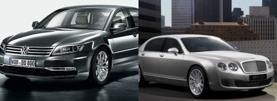 2016 Volkswagen Phaeton and 2009-2013 Bentley Continental Flying Spur Platform Sharing - When Expensive Cars Get Cheaper Platforms And Viceversa