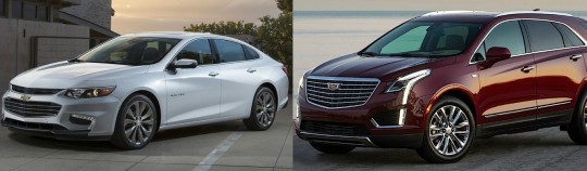 2016 Chevrolet Malibu and 2016 Cadillac XT5 Platform Sharing - When Expensive Cars Get Cheaper Platforms And Viceversa