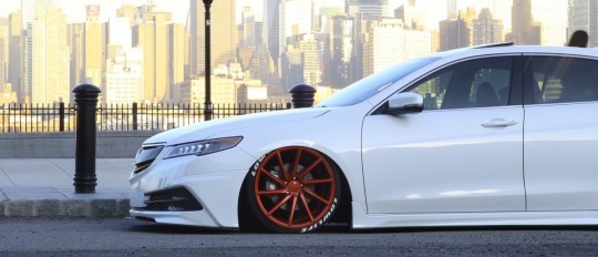 Stanced Acura on aftermarket wheels and tires Bigger Wheels and Tires - Where Performance Begins And Ends