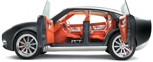 Spyker D8 Concept - rear-hinged doors for the rear occupants Eccentric Doors - Your Guide To The Difference Between Butterfly And Dihedral