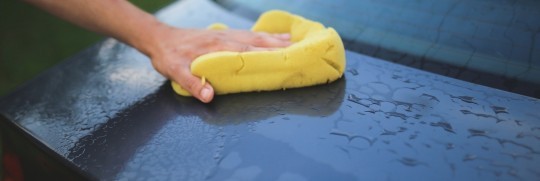 Never use a sponge like this one to wash a matte painted car How To Take Proper Care of Your Car's Matte Paint Finish