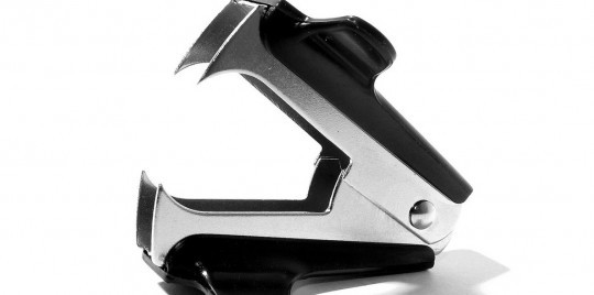 A staple remover is great for opening the ring of a key chain Ten Cheap Car Hacks That May Help You Deal With Day-To-Day Issues