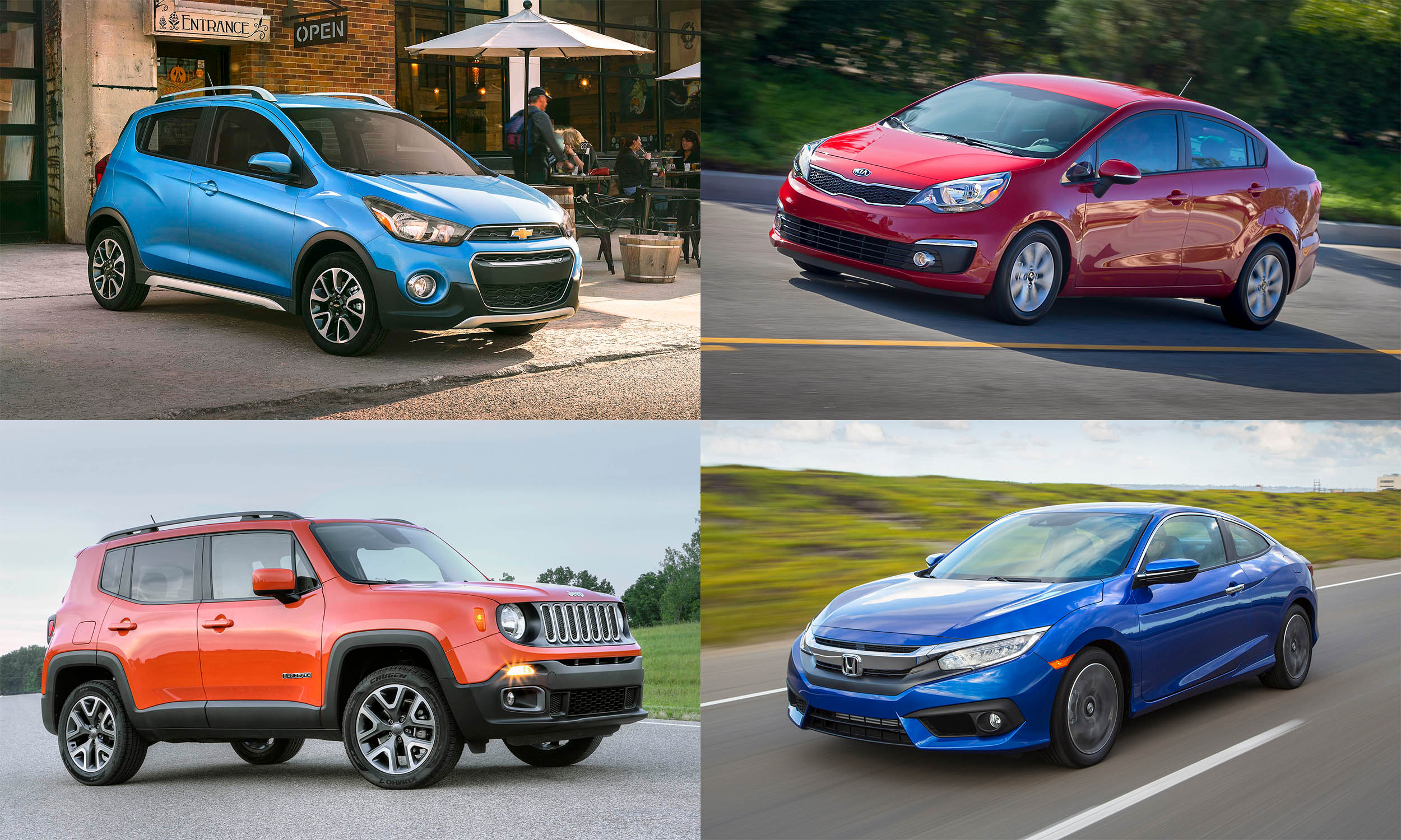 Least Expensive New Cars for 2017