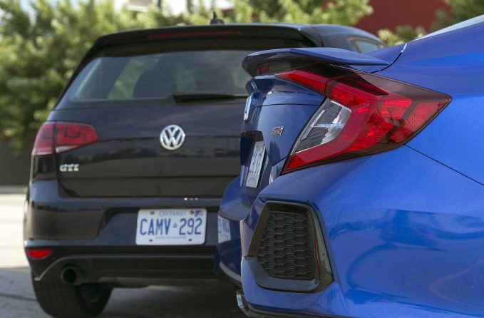 2017 Honda Civic Si vs Volkswagen GTI Comparison