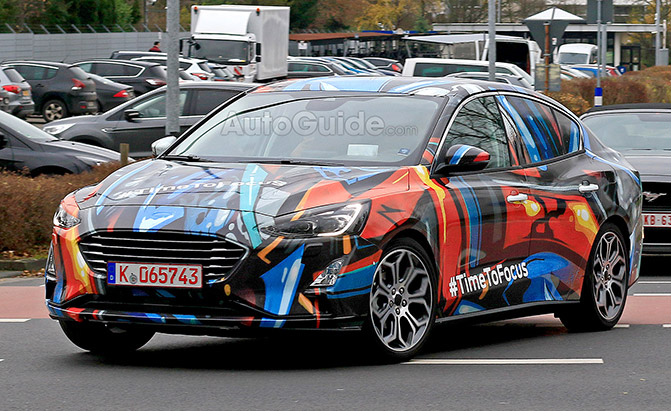 2019 Ford Focus Spied with Stylish Camouflage