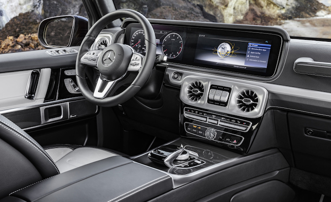 This is the Interior of the All-New Mercedes-Benz G-Class