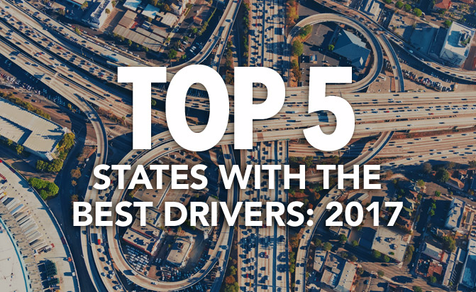 Top 5 States with the Best Drivers: 2017
