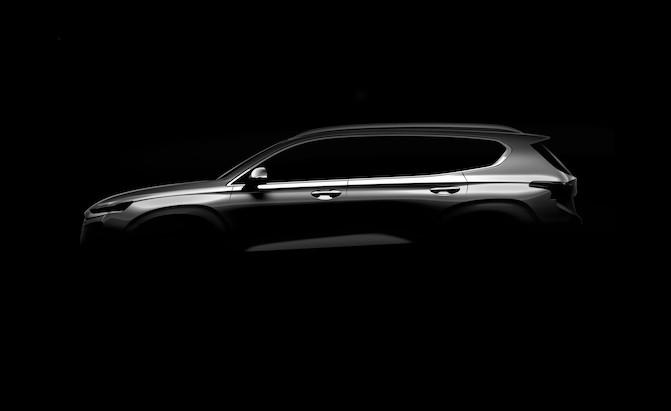 2019 Hyundai Santa Fe SUV Partially Revealed in New Teaser