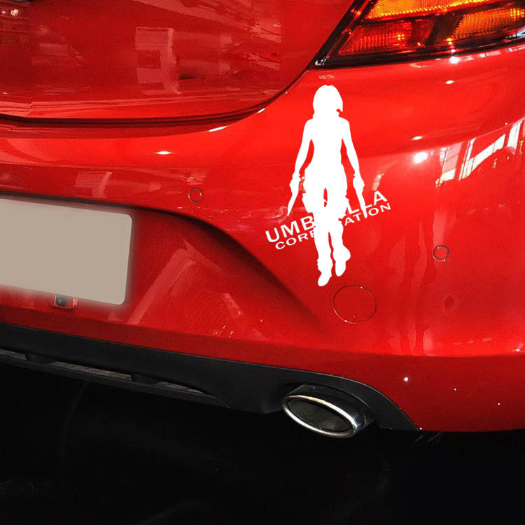 Car Stickers Resident Evil Umbrella Corporation Heroine Alice Creative Decals Waterproof Auto Tuning Styling 23*13cm Car styling 11 Car Stickers Resident Evil Umbrella Corporation Heroine Alice Creative Decals Waterproof Auto Tuning Styling 23*13cm Car styling