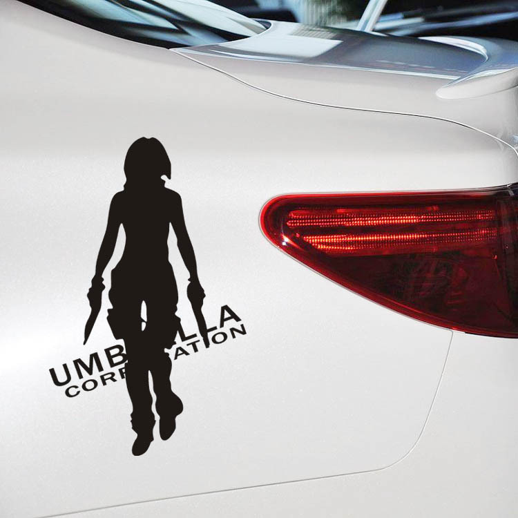 Car Stickers Resident Evil Umbrella Corporation Heroine Alice Creative Decals Waterproof Auto Tuning Styling 23*13cm Car styling 10 Car Stickers Resident Evil Umbrella Corporation Heroine Alice Creative Decals Waterproof Auto Tuning Styling 23*13cm Car styling