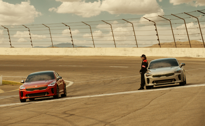 Kia Stinger, Emerson Fittipaldi Star in Automaker's Super Bowl LII Spot