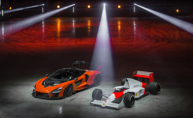 McLaren Christens New Factory by Doing Donuts in Senna Road Car