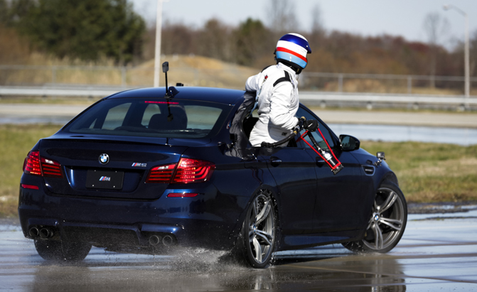 Watch the BMW M5 Set Two World Records for Drifting