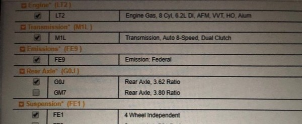 2020 Chevrolet Corvette Order Guide Reveals LT2 Engine, Z51 Performance Package