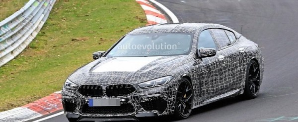 BMW M8 Gran Coupe Loses Some Camo in Nurburgring Testing, Is Out for AMG Blood