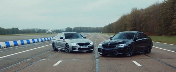 BMW M5 Competition Drag Races Tuned M5, Outcome is Predictable