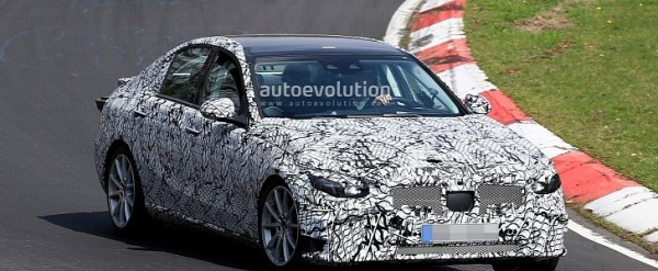 2021 Mercedes C-Class Spied Testing at the Nurburgring, Has AWD