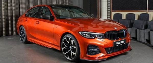 New BMW 330i M Sport Has M Performance Parts and Sunset Orange Paint