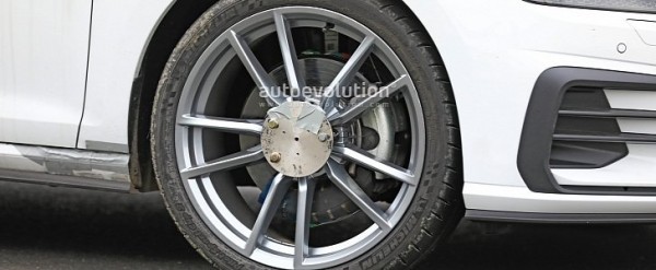 Volkswagen Testing Brake Dust Particle Filter on a Golf Volkswagen Testing Brake Dust Particle Filter on a Golf