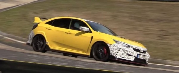 2020 Honda Civic Type R Lapping Nurburgring Hard, Turbo Dominates the Sound