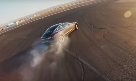 Drifting in a Tesla Model 3: What Is Track Mode?