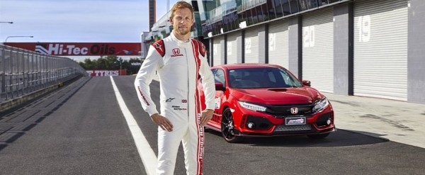 Jenson Button Sets Lap Record At Bathurst With Honda Civic Type R Jenson Button Sets Lap Record At Bathurst With Honda Civic Type R