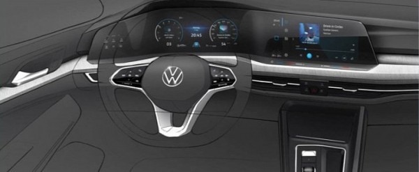 2020 VW Golf 8 Interior and Exterior Sketches Are Very Revealing