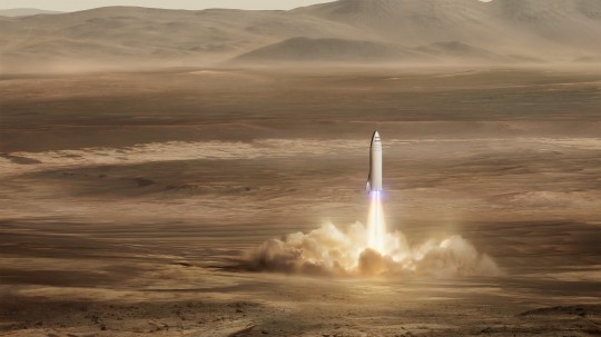 SpaceX Big Falcon Rocket, Humanity's First Spaceship 1 SpaceX Big Falcon Rocket, Humanity's First Spaceship