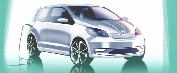 Skoda Citigo EV Design Sketch Reveals the Obvious