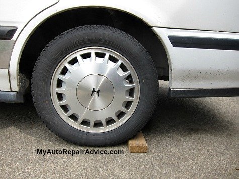 How to Block Tires How to Change Oil in a Car by Yourself