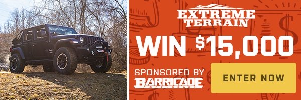 Win $15,000 in Gear from Barricade Off-Road and ExtremeTerrain.com