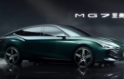 MG7 Flagship Sedan Previewed In China As The First Member Of The Black Label Series