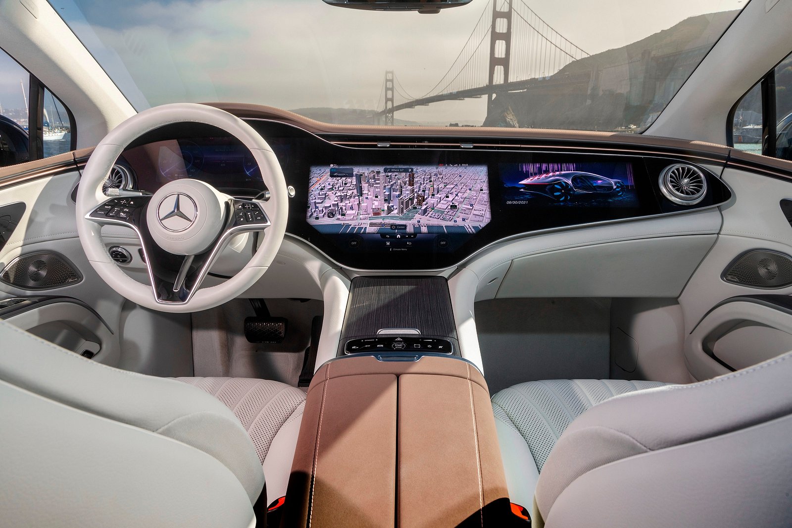 2022-2024 Mercedes-Benz EQS Sedan Dashboard