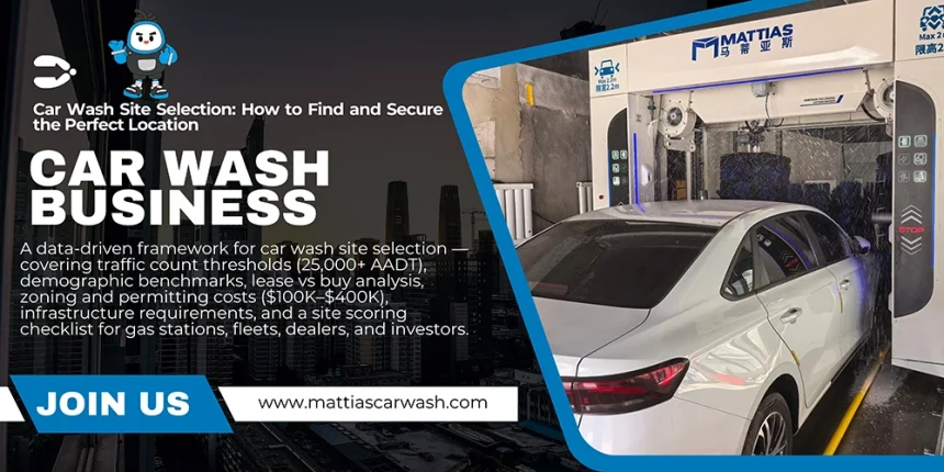 Car Wash Site Selection How to Find and Secure the Perfect Location